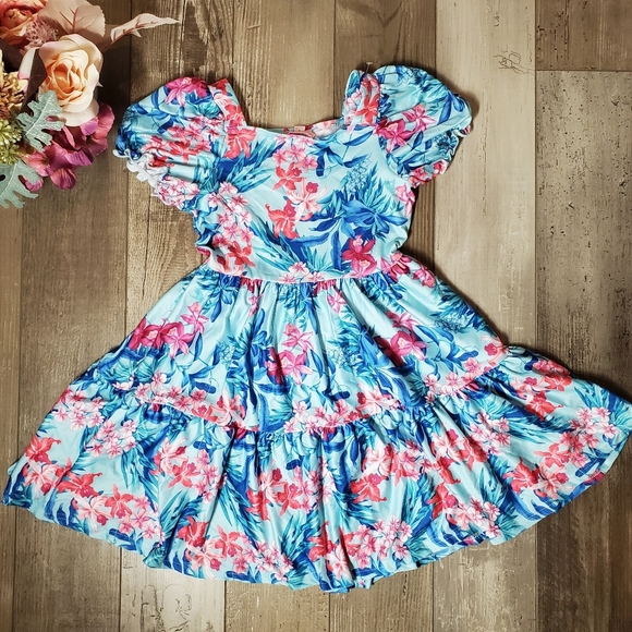 Tommy Bahama Girl’s Tropical Summer Dress Size 5 NWOT - Picture 2 of 14